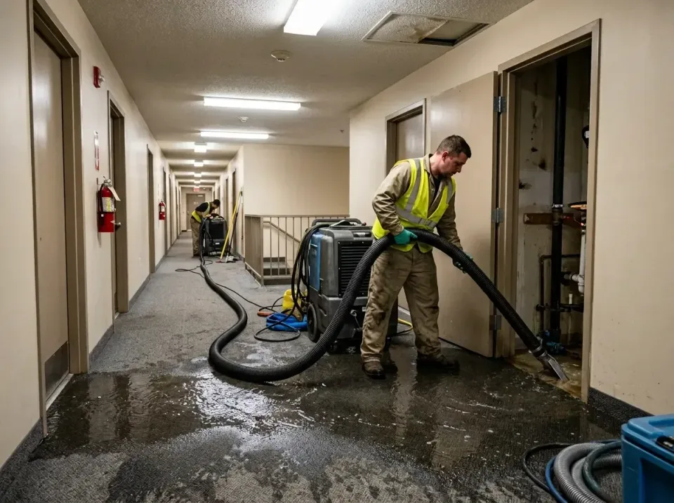 multi-unit-apartment-hallway-f-005 — frequently asked questions, Emergency Burst Pipe Water Extraction & Removal in Camarill…